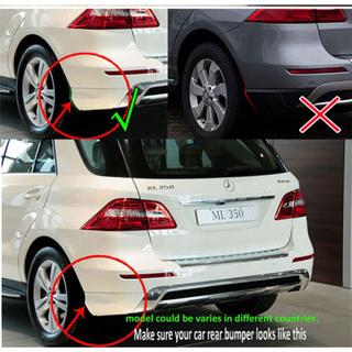 Оригинальные брызговики Premium для ML с порогами (4 шт) Mercedes GLE/ML сlass W166 2011-2018 гг. фото 3