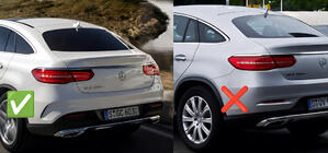 Mercedes GLE coupe C292 2015-2019 гг. Премиум брызговики с порогами (4 шт) фото 3