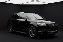 Audi Q7 2005-2015 гг. Боковые Подножки Tayga Black (2 шт., Алюминий) фото 1