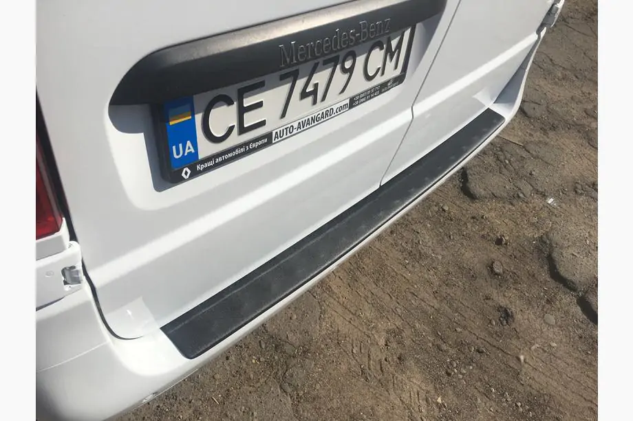 Mercedes Vito/V-class W447 2014- гг. Накладка на задний бампер DDU (ABS) Фото 2