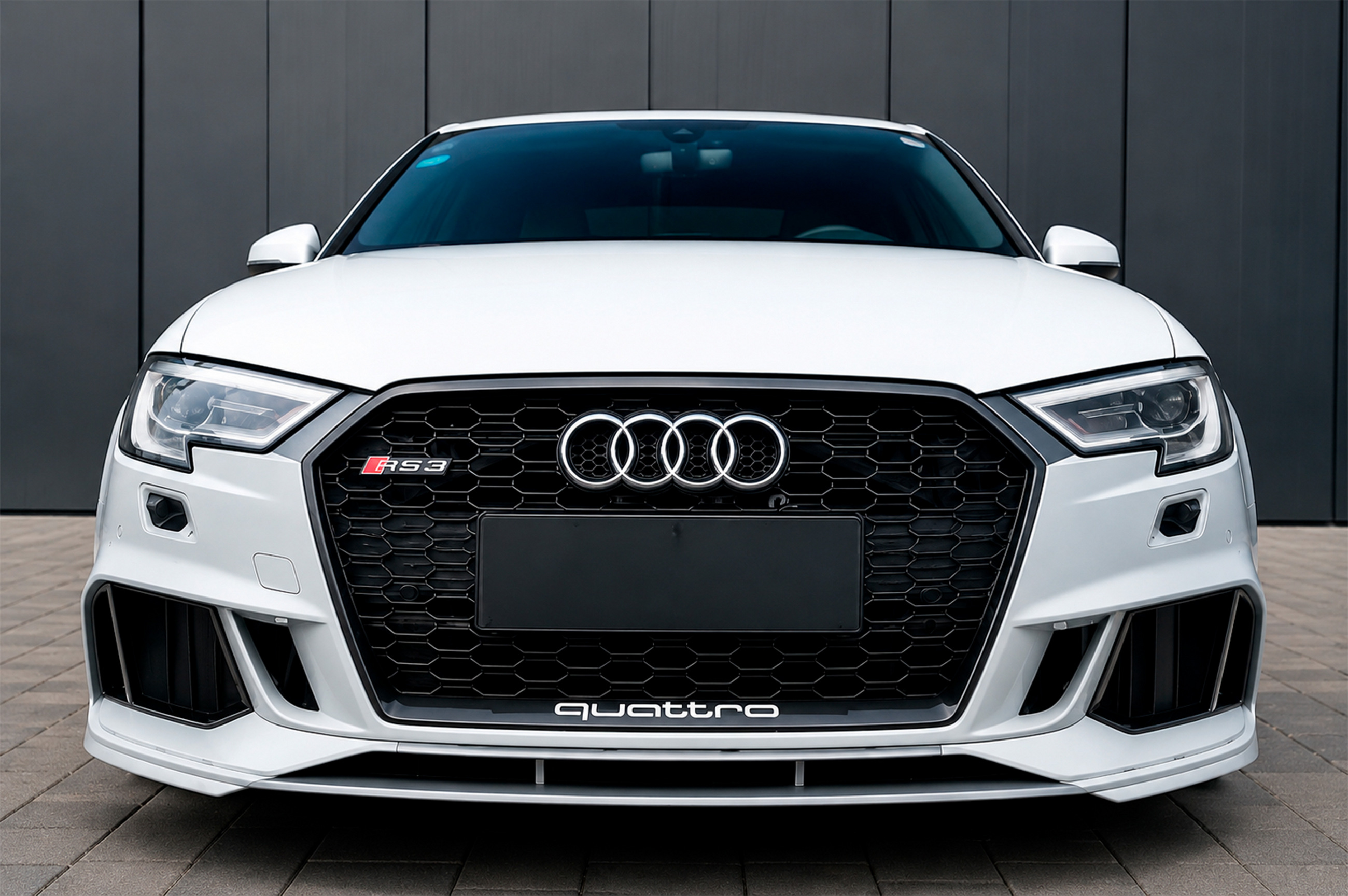 Передній бампер RS3 V3 (2016-2020) Audi A3