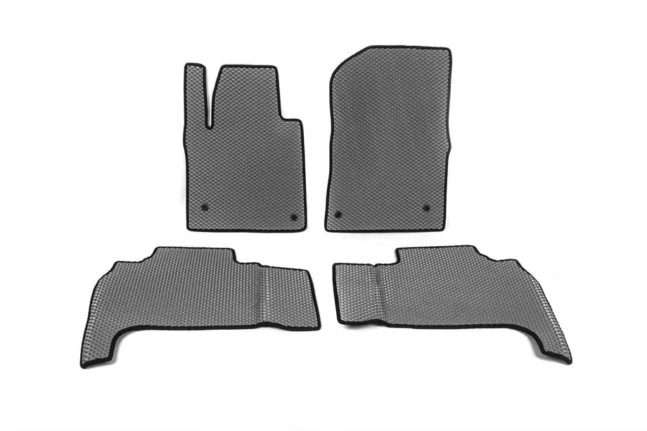 Lexus LX570/450d 2008-2022 гг. Полиуретановые коврики (2008-2012, EVA, серые) Image