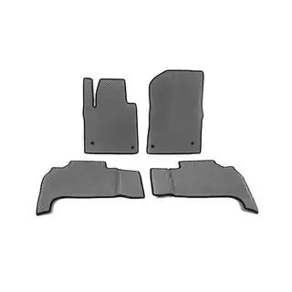 Полиуретановые Коврики (2007-2012, EVA, Серые) Toyota Land Cruiser 200 2007-2021 гг. фото 1