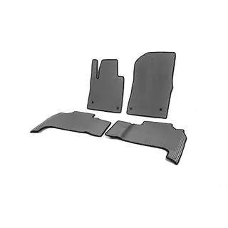 Полиуретановые Коврики (2007-2012, EVA, Серые) Toyota Land Cruiser 200 2007-2021 гг. фото 2