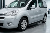 Peugeot Partner Tepee 2008-2018 гг. Боковые Подножки Tayga Black (2 шт., Алюминий) фото 1