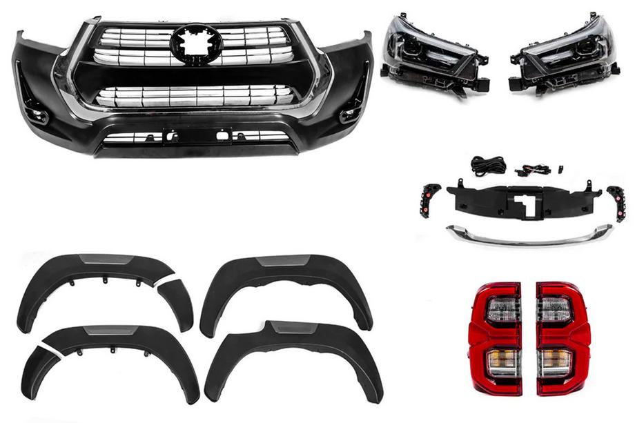Toyota Hilux 2015- гг. Полный комплект рестайлинга в стиль 2022 (для 2015-2020) Image