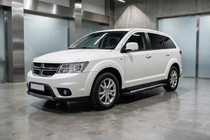 Dodge Journey 2008-2020 гг. Боковые пороги New Vision Black (2 шт., алюминий) фото 1