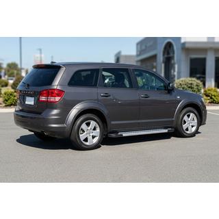 Боковые Подножки New Vision Grey (2 шт., Алюминий) Dodge Journey 2008-2020 гг. фото 1