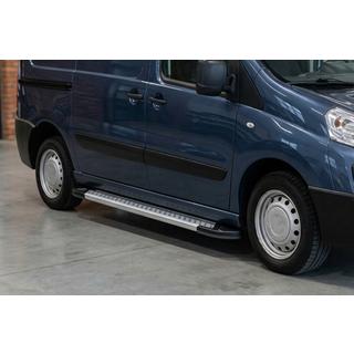 Боковые Подножки New Vision Grey (2 шт., Алюминий) Citroen Jumpy 2007–2017 гг. фото 1