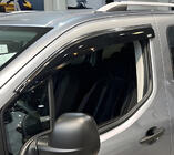 Ветровики с хромированным молдингом (2 шт, Niken) фото 2