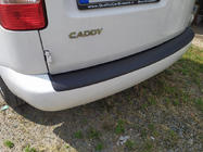 Volkswagen Caddy 2004-2010 гг. Накладка на задний бампер (ABS) фото 1