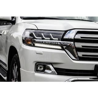 Передние Фары 2016+ (LX-Design) Toyota Land Cruiser 200 2007-2021 гг. фото 1