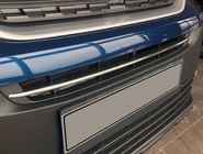 Хромированная накладка на бампер (нержавейка) фото 1