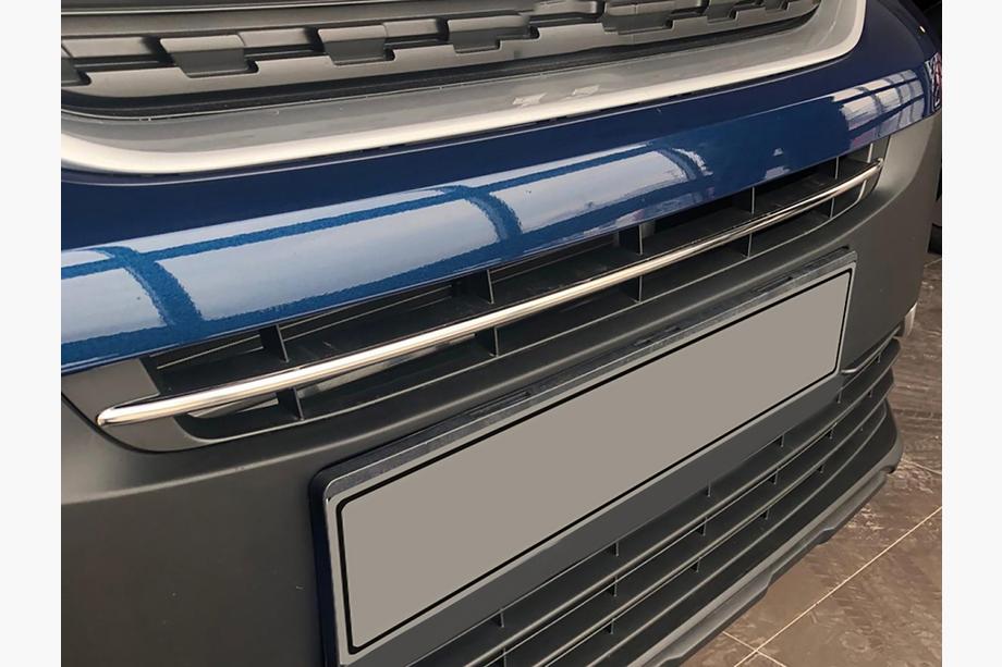 Хромированная накладка на бампер (нержавейка) Image