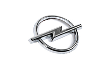 Opel Astra G classic 1998-2012 гг. Эмблема (диаметр круга 67 мм, молния 90 мм) фото 3