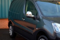 Opel Combo 2019- гг. Накладки на Зеркала (2 шт, пластик) фото 6
