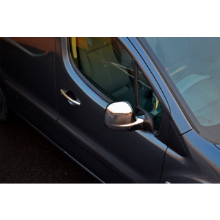 Накладки на Зеркала (2 шт, пластик) Opel Combo 2019- гг. фото 4