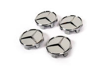 Колпачки на диски 71/75 мм без кольца (4 шт, серые) фото 3