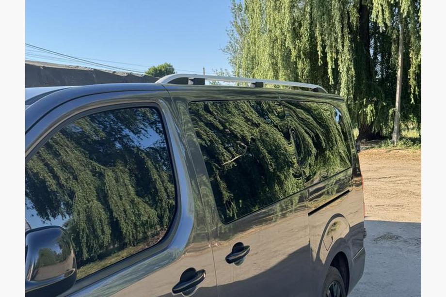 Opel Vivaro 2019- гг. Рейлинги Skyport (серебристые) Средняя Колесная База Фото 15
