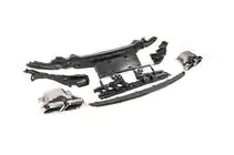 Mercedes C-сlass W205 2014-2021 гг. Комплект обвеса с полным задним бампером (дизайн Black Mamba C63GT) фото 16