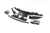 Mercedes C-сlass W205 2014-2021 гг. Комплект обвеса с полным задним бампером (дизайн Black Mamba C63GT) фото 17