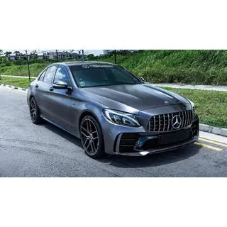 Комплект обвеса с полным задним бампером (дизайн Black Mamba C63GT) фото 3