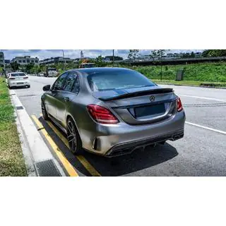 Комплект обвеса с полным задним бампером (дизайн Black Mamba C63GT) фото 4
