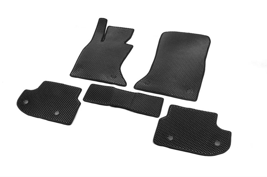 BMW 5 серия F10/F11 2010–2016 гг. Коврики 2013-2016 (EVA, Черные) Фото 9