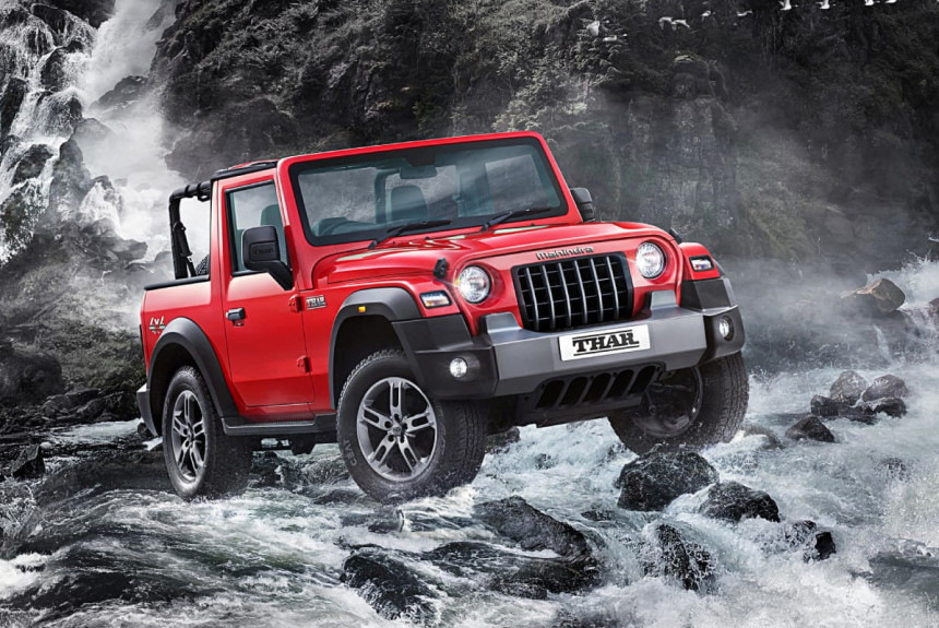 Индийский внедорожник Mahindra Thar покоряет внутренний рынок