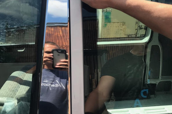 Накладки дверных стоек Volkswagen T5 Multivan