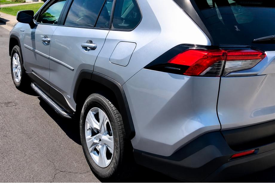 Toyota Rav 4 2019–2025 гг. Боковые Подножки OEM V2B (2 шт, Алюминий) Фото 8