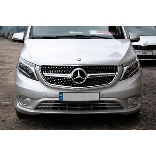 Передняя решетка Diamond (2014-2023 для Vito W447) Mercedes Vito/V-class W447 2014- гг. фото 2