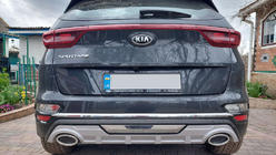 Kia Sportage 2015-2021 гг. Передние и задние накладки 2019+ V1 (пластик) фото 2