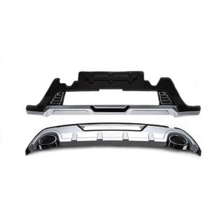 Передние и задние накладки 2019+ V1 (пластик) Kia Sportage 2015-2021 гг. фото 3