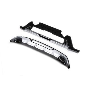 Передние и задние накладки 2019+ V1 (пластик) Kia Sportage 2015-2021 гг. фото 4