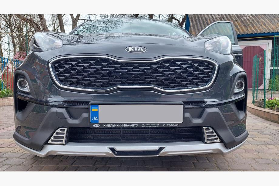 Kia Sportage 2015-2021 гг. Передние и задние накладки 2019+ V1 (пластик) Image