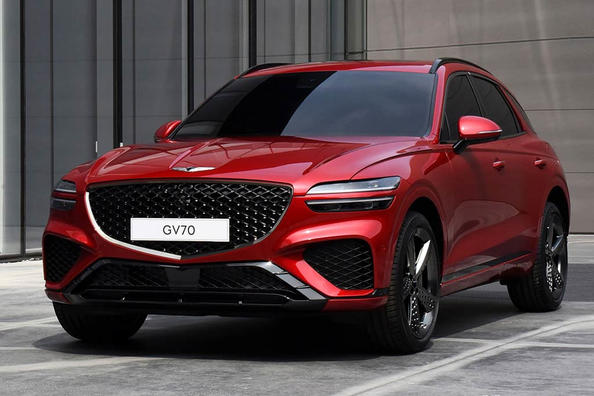 В сети появились фото нового кроссовера Genesis GV70