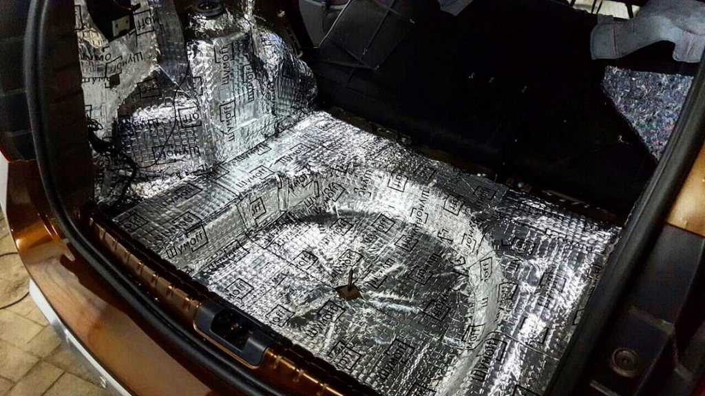 Шумоизоляция багажника своими руками