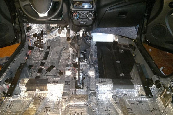 Шумоизоляция пола автомобиля собственными руками
