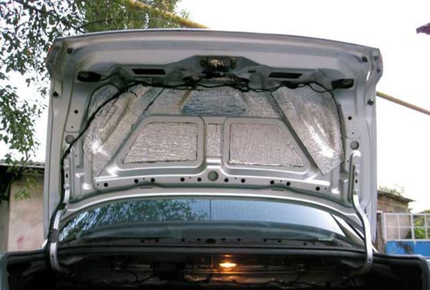 Шумоизоляция крышки багажника своими руками