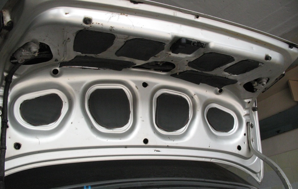 Шумоизоляция крышки багажника Ланос своими руками