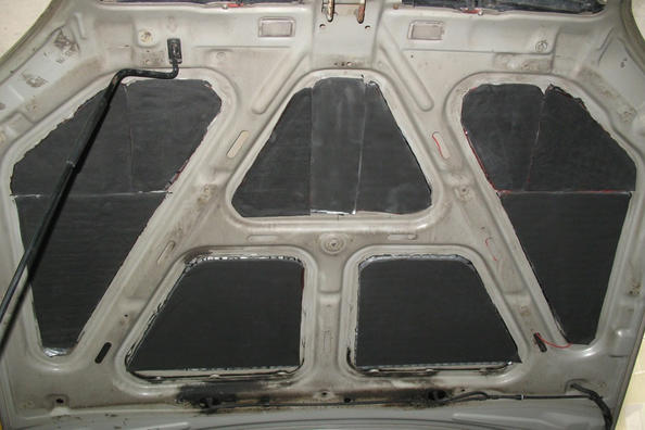 Шумоизоляция капота Ланос своими руками