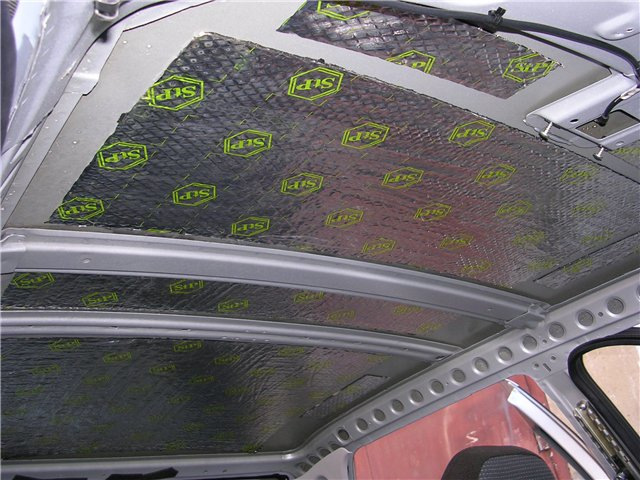 Шумоизоляция крыши ВАЗ 2110 своими руками