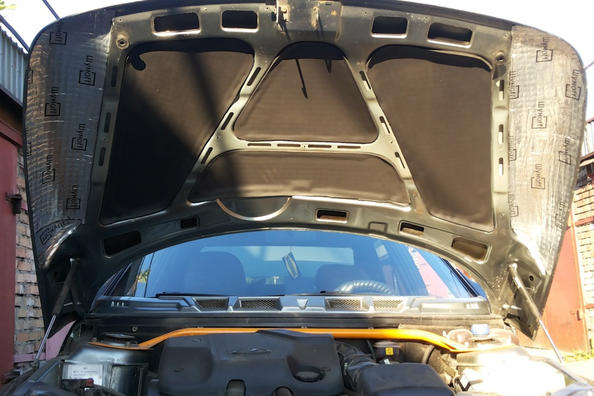 Шумоизоляция капота ВАЗ 2110 своими руками