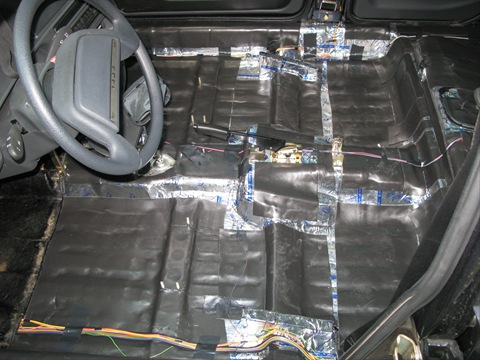 Шумоизоляция пола ВАЗ 2115 своими руками