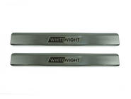 Накладки на пороги WhiteNight (2 шт, нержавейка) фото 2 Накладки на пороги WhiteNight (2 шт, нержавейка) фото 2