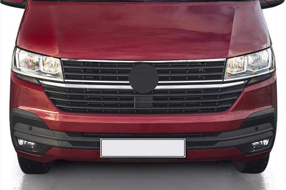 Верхняя накладка на решетку радиатора 2019+ (1 шт, нержавейка) Image