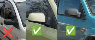 Ford Fiesta 2002-2008 гг. Накладки на Зеркала (2 шт, Нержавеющая Сталь) фото 4