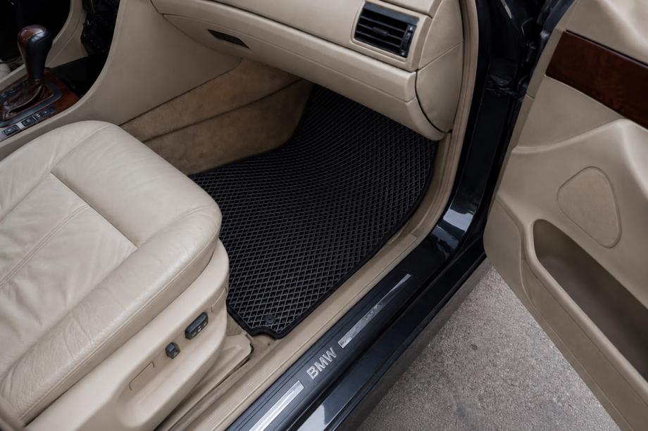 BMW 7 серия E38 1994-2001 гг. Коврики EVA, Черные Фото 2