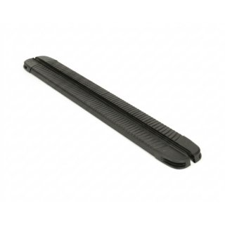 Боковые Подножки Maya V1 Черные (2 шт., Алюминий) Volkswagen Amarok 2010-2022 гг.